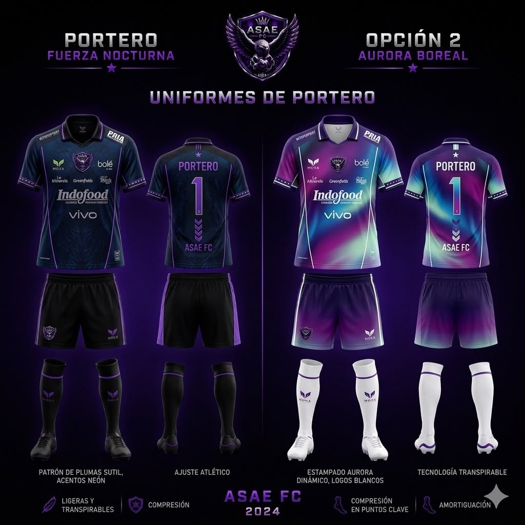 Uniforme ASAE FC portero